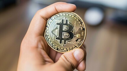 Bitcoin concept background image