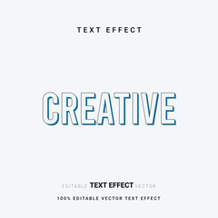 editable text effect style