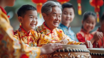Capture the heartfelt moments of families gathering together to share stories and memories of their ancestors during Ching Ming festival