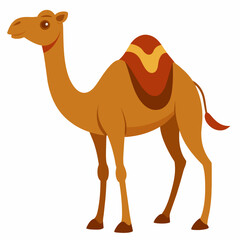 camel cartoon vector illustration