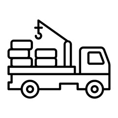 Mobile Crane Icon