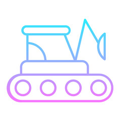 Caterpillar Excavator Icon