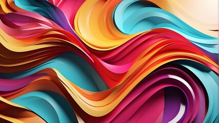 glowing, fluid, elegance, abstract, background, modern, design, curve, blue, horizontal, smooth, three dimensional, shape, flowing, futuristic, no people, photography, copy space, color image, compute - obrazy, fototapety, plakaty