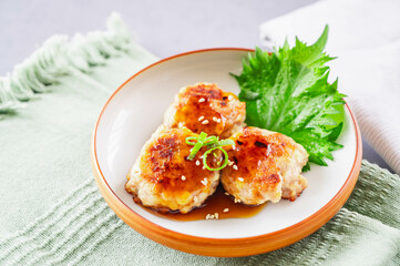 つくね団子のあんかけ