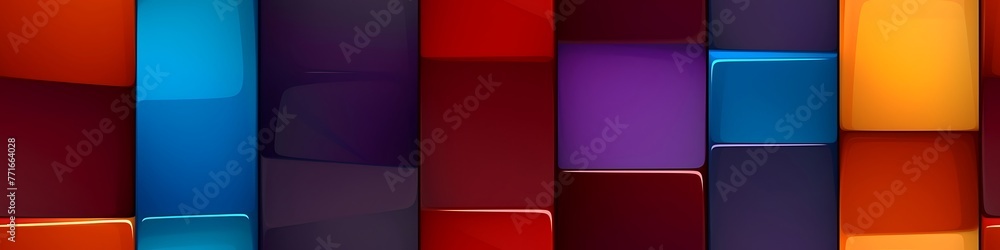 Poster vibrant vistas: seamless texture showcasing an array of colors