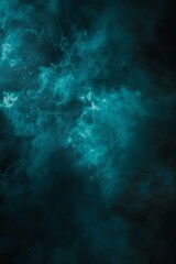 Obraz premium a black wallpaper with a slight blue/green glow and mist