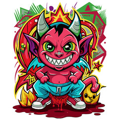 baby devil graffiti #73