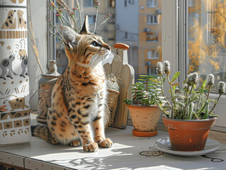 Pet in the room