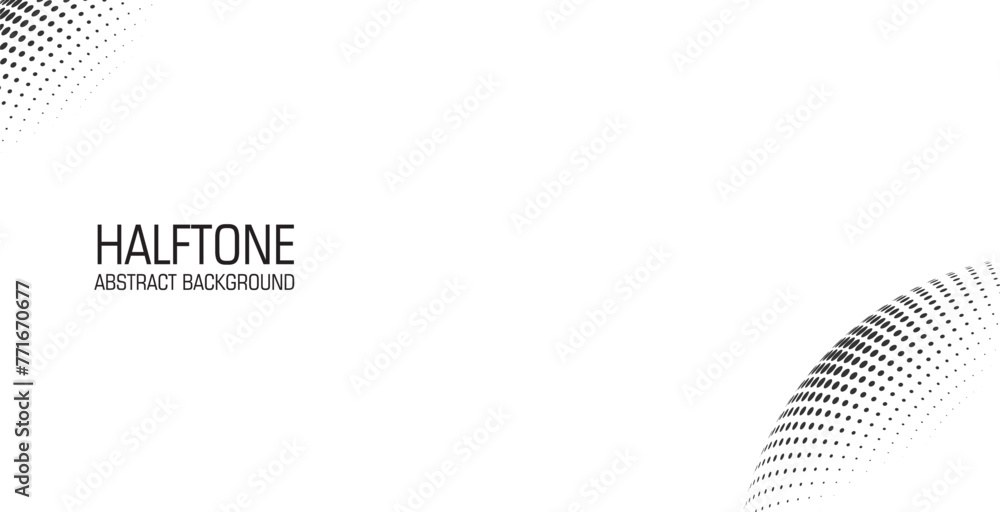 Poster halftone frame abstract background design vector eps