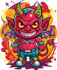 baby devil graffiti #205