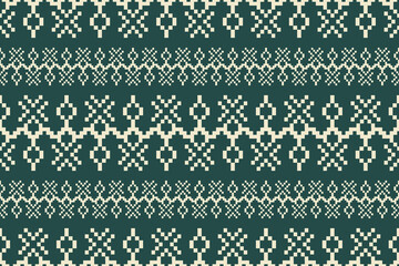 Aztec tribal embroidery stripes pattern. Vector ethnic geometric embroidery stripes seamless pattern. Ethnic geometric pattern use for fabric, textile, home decoration elements, upholstery, etc.