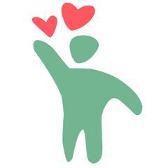 Hand Drawn love, family and child vector