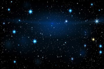 Background from the starry sky with bright stars, blurred sky, night sky with stars