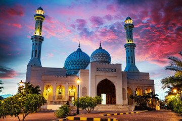 Masjid Othman bin Affan in Sur, Oman - obrazy, fototapety, plakaty