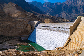 Wadi Dayqah Dam in Ash-Sharqiyyah Region, Oman