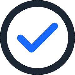 Black blue linear business icon pack
