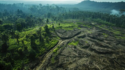 Area of illegal deforestation