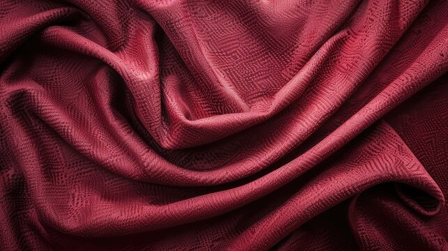 Burgundy fabric texture surface