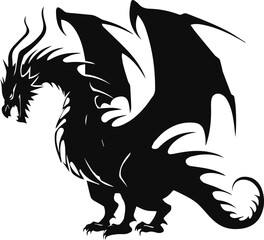 Dragon Silhouette vector