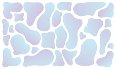 Soft Blue Fluid gradient background vector