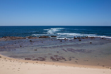 beach in the morning
