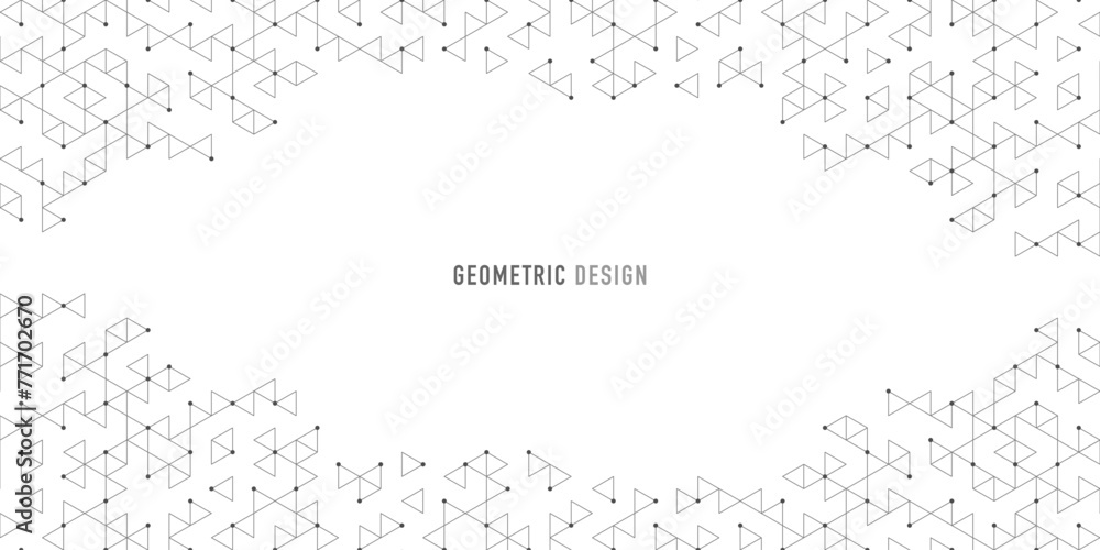 Poster abstract vector background with a geometric pattern of triangle shapes. graphic design element