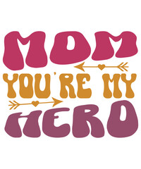 Mother's Day SVG Bundle, Mom Shirt svg, Mother's Day Gift, Mom Life, Gift for Mom, Mom Quotes Svg, Retro Mom Cut Files for Cricut,Silhouette