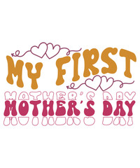 Mother's Day SVG Bundle, Mom Shirt svg, Mother's Day Gift, Mom Life, Gift for Mom, Mom Quotes Svg, Retro Mom Cut Files for Cricut,Silhouette