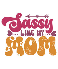 Mother's Day SVG Bundle, Mom Shirt svg, Mother's Day Gift, Mom Life, Gift for Mom, Mom Quotes Svg, Retro Mom Cut Files for Cricut,Silhouette