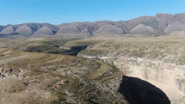 toro toro national park of boliva- drone footage of canyon