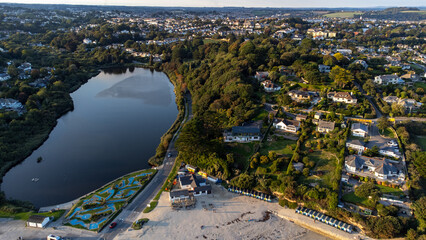 Swanpool Beach & lagoon