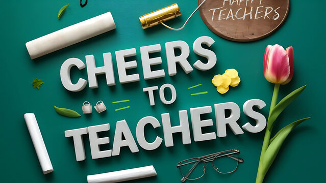 Teachers day poster , banner , social media post , graphic resource