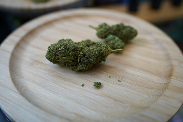 Cannabis marijuana flower buds cannabis weed