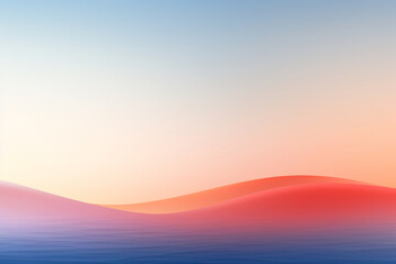 Let the tranquil beauty of the dynamic sunrise gradient soothe your soul. - obrazy, fototapety, plakaty