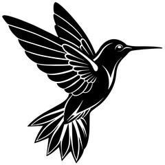 Bird silhouette vector art 