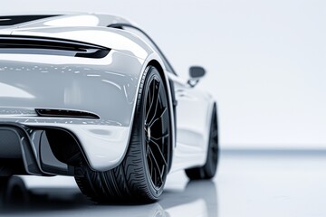 a sports car front and side view isolated into white, sports car closeup view isolated, supercar isolated, automobile, car, supercar, car background, supercar in white background, car side view, car