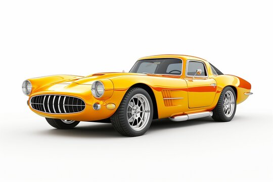 a sports car front and side view isolated into white, sports car closeup view isolated, supercar isolated, automobile, car, supercar, car background, supercar in white background, car side view, car