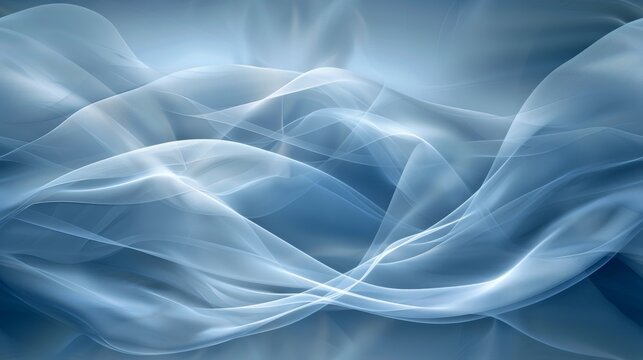  A clear picture of a blue and white background with wavy lines at top and bottom