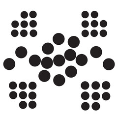 2bwpastel pattern honeycomb58