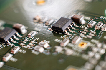 Electrical circuit components, Mallorca, Balearic Islands, Spain