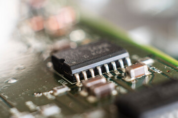 Electrical circuit components, Mallorca, Balearic Islands, Spain