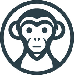 Monkey Face Vector