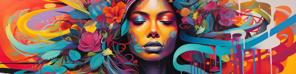 Discover the soul of the city with a psychedelic street art mural as your guide.