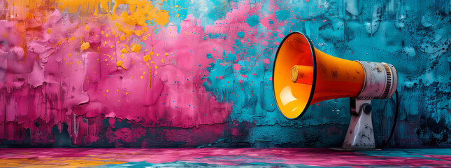 online marketing, colorful,generative ai