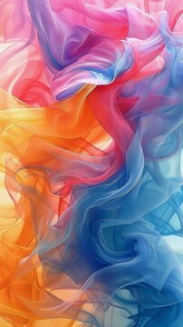 Vibrant Multicolored Glass Close-Up