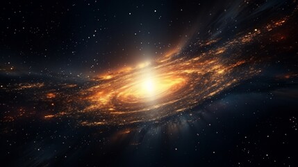 
Abstract Particle Moving In The Sci-fi Space Wallpaper, Background