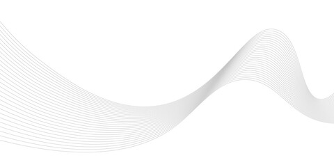 black and white wavy stripes background. Vector illustration