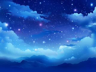 The enchanting beauty of the Starry heavens in the cosmos. AI Generation.
