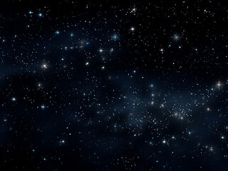 Mystical space unfolds in starry heavens dark. AI Generation.