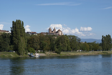 Vieux-Brisach vu depuis le Rhin